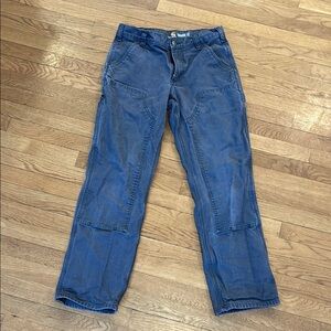 Men's used grey Carhartt carpenter pants